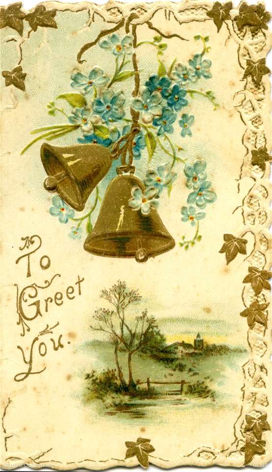 "To greet you" - Christmas card