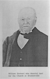 William Homard who donated land for the Church at Brunkerville, NSW photo