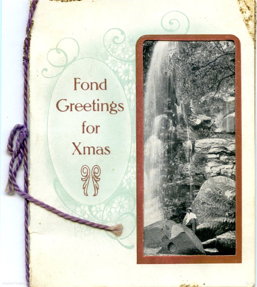"Fond greetings for Xmas - Christmas card