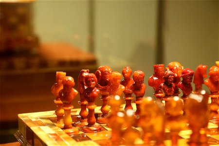 Amber chess photo