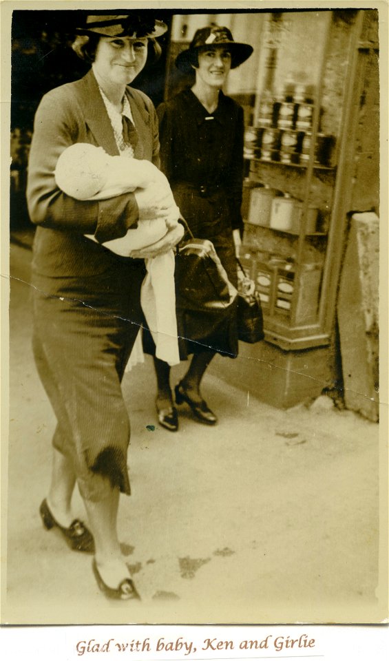 Glad Foster with baby Ken and Girlie Foster, [n.d.]