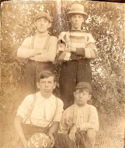 Unidentified boys from Pelaw Main Football Club, [n.d.]