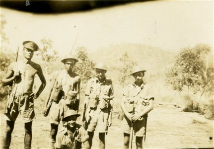 Four Australian soldiers during World War 2