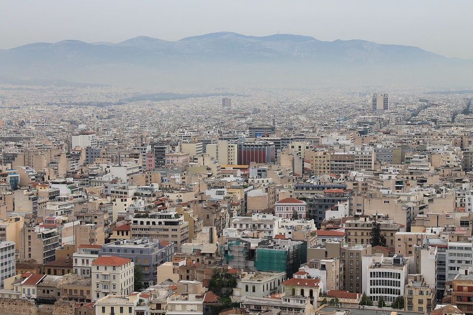 Cityscape Athens Greece photo