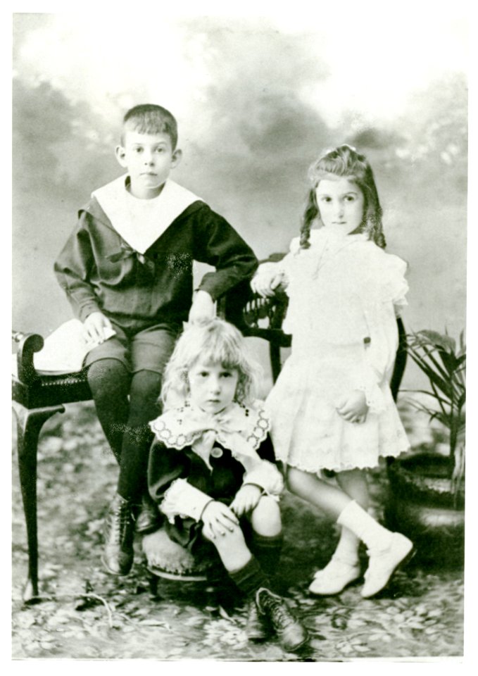 Ken, Gladys (Girlie) and Ray Foster, [n.d.]