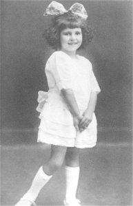 Studio portrait of a young girl photo