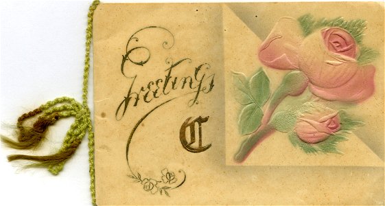 "Greetings" - Christmas and New Year card