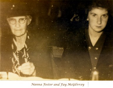 Sophie Foster and Fay McGilvray. [n.d.] photo