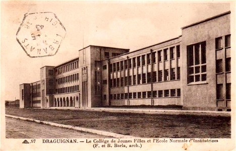 Draguignan.Collège de Jeunes Filles.École Normale d'Institutrices