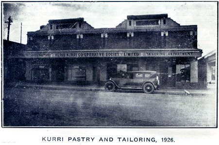 Kurri Pastry and Tailoring, Kurri Kurri Co-operative Society, 1926
