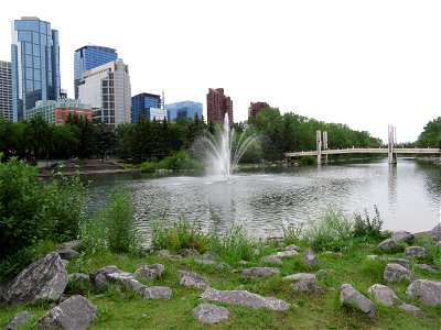 Prince's Island Park Fountain