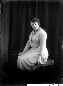 A lady, [n.d.]