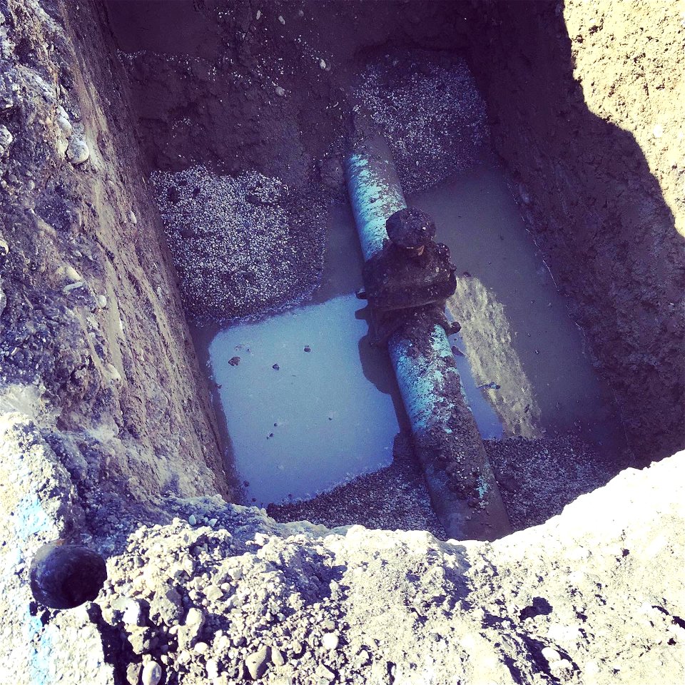 I'm fixing a hole where the rain gets in....