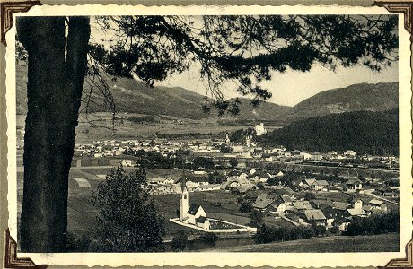 Brunico, Italy, (altitude 835 m), [1944], - Postcard photo