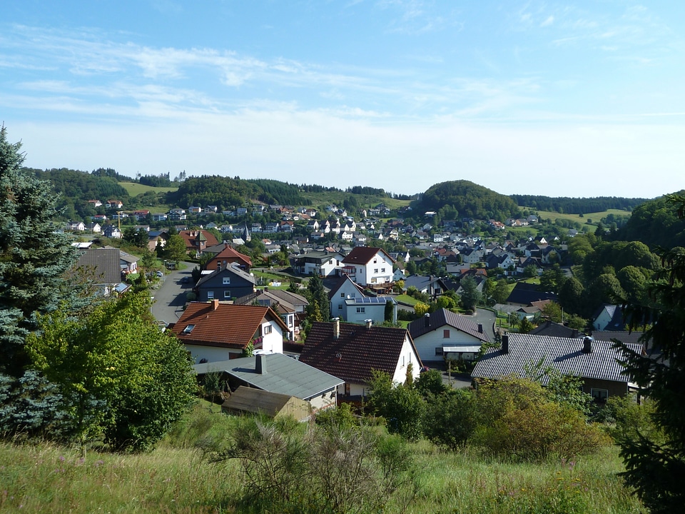 Angelburg Middle Hesse in Germany