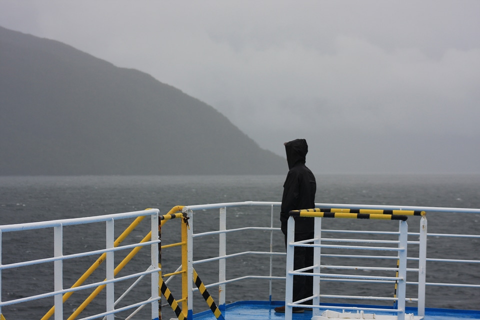 chilean fjord on a cruise