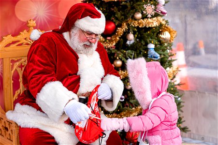 Cocoa with Santa Claus