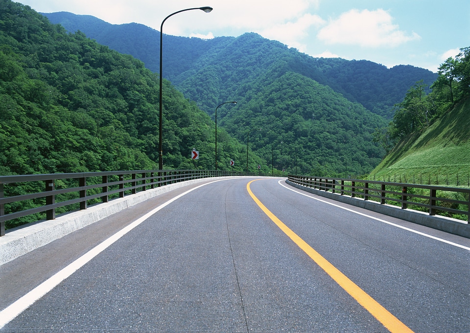 rural road in japan
