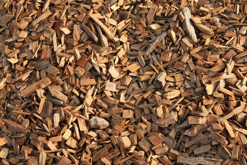 Chopped wood splitter wood cutting