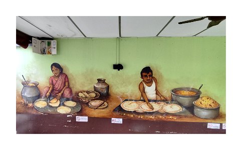 Little India: Indian food mural