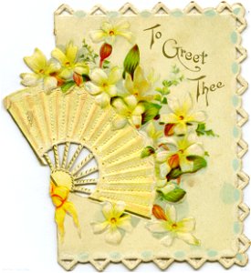 "To greet thee" - Christmas card
