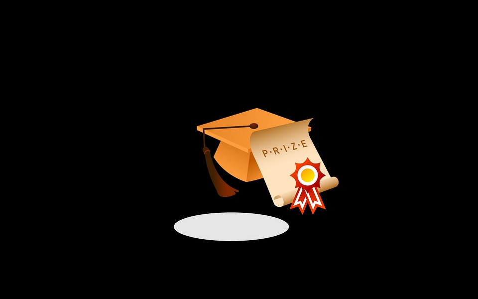 Graduation cap diploma