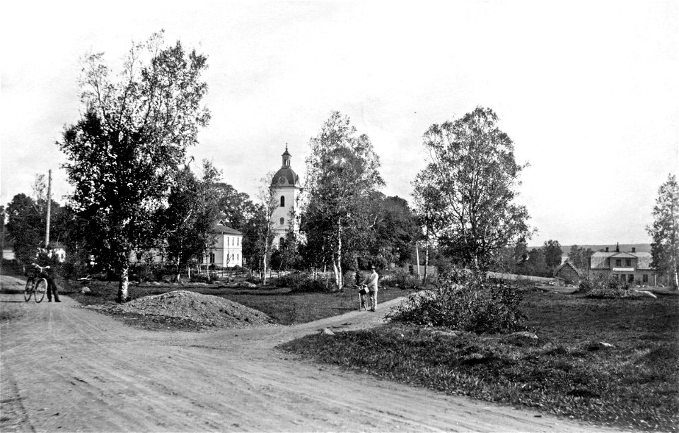 323 Linderås kyrka, skolhus 1921