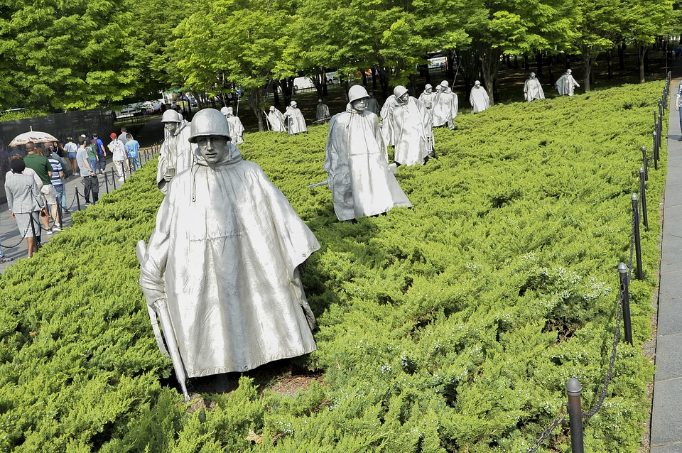 Korean War Memorial Nineteen statues