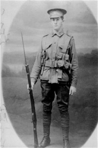 Studio portrait of an Australian soldier, [1914-1918] photo