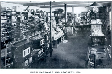 Hardware and crockery, Kurri Kurri Co-operative Store, 1926 photo
