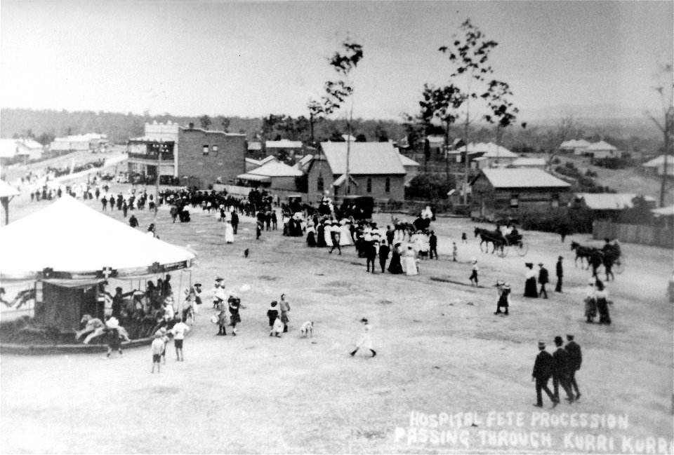 Hospital Fete procession passing through Kurri Kurri, NSW, [n.d.]