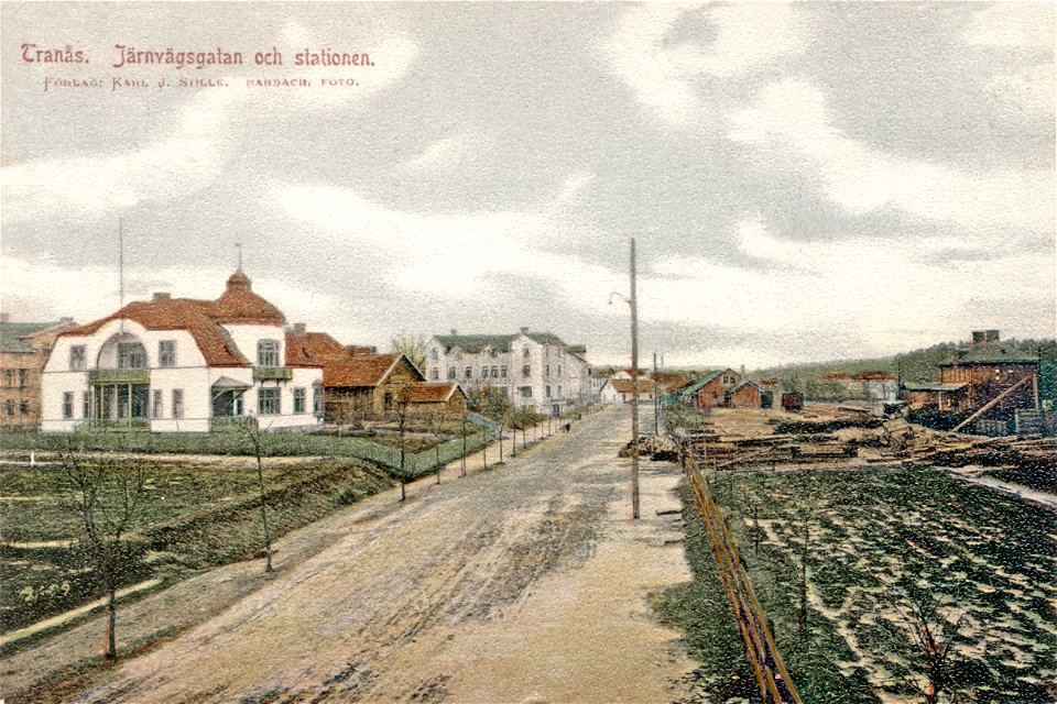 205 Järnvägsgatann, stationen 1911