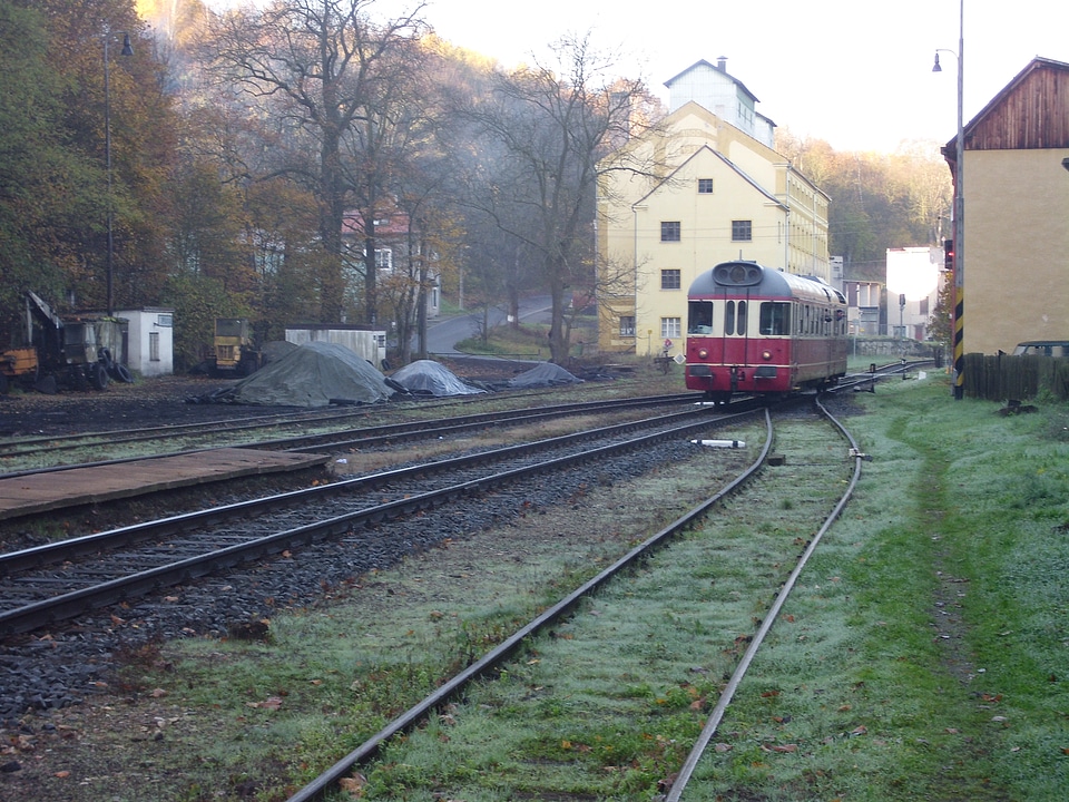 The passenger-train Rakovník in Czech
