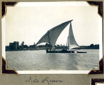 Boat on Nile River