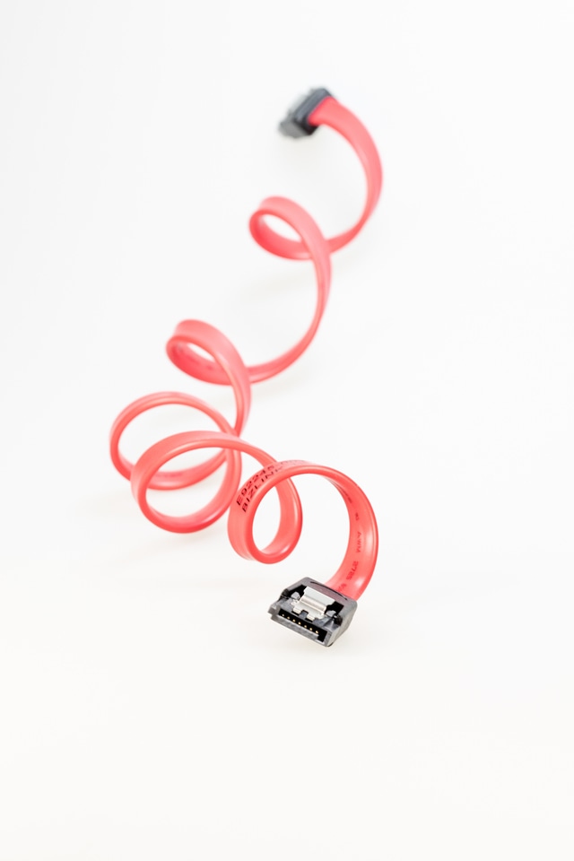 Cut out computer red