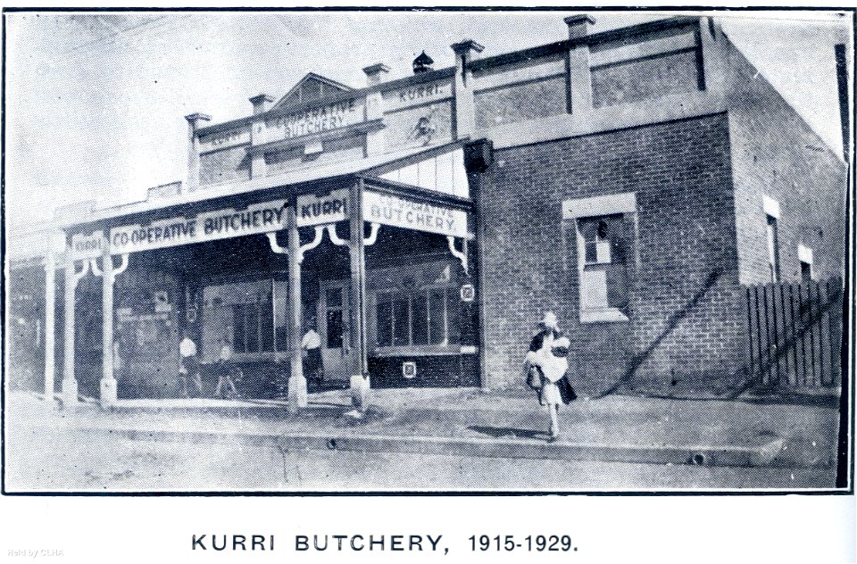 Kurri Butchery, Kurri Kurri Co-operative Society, 1915-1929