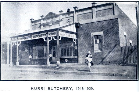 Kurri Butchery, Kurri Kurri Co-operative Society, 1915-1929 photo