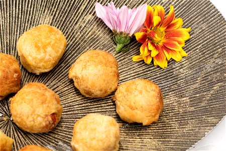 Artichoke,  Asiago and Sundried Tomato Purse