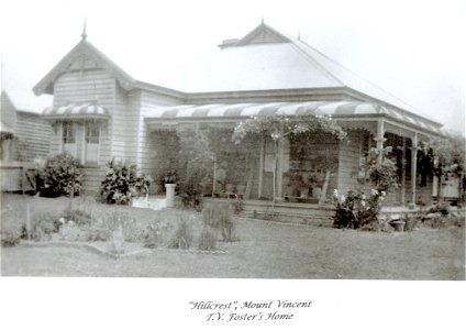 "Hillcrest", Mount Vincent. T. V. Foster's home, [n.d.]