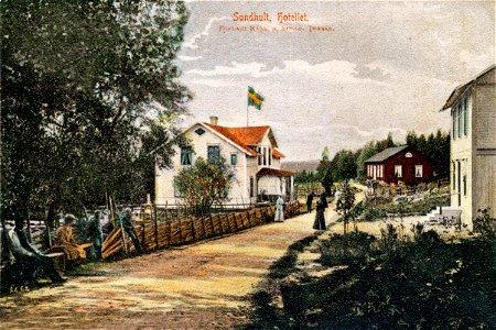 357 Sunhults Hotell 1912 (färg)