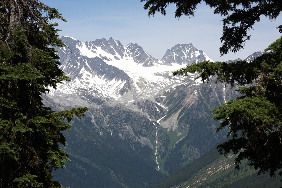 Beautiful landscape with Rocky Mountains