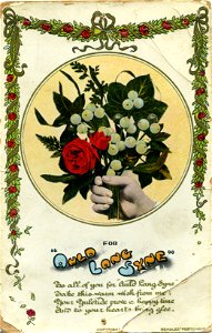 For Auld Lang Syne - Christmas/New Year postcard photo