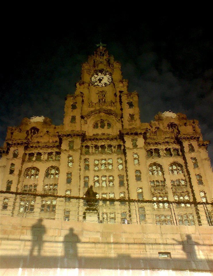 Liver Building Reflection photo