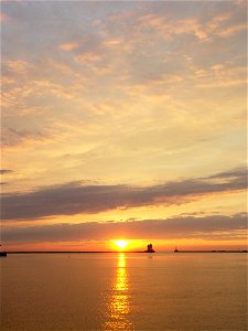 Lorain Lighthouse & sunset
