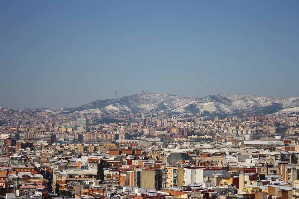Cityscape Barcelona Spain