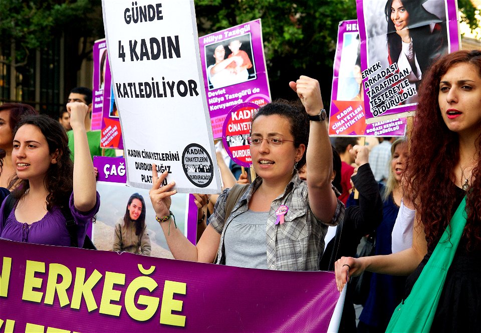 Protesting Honor Killings in Taskim Square