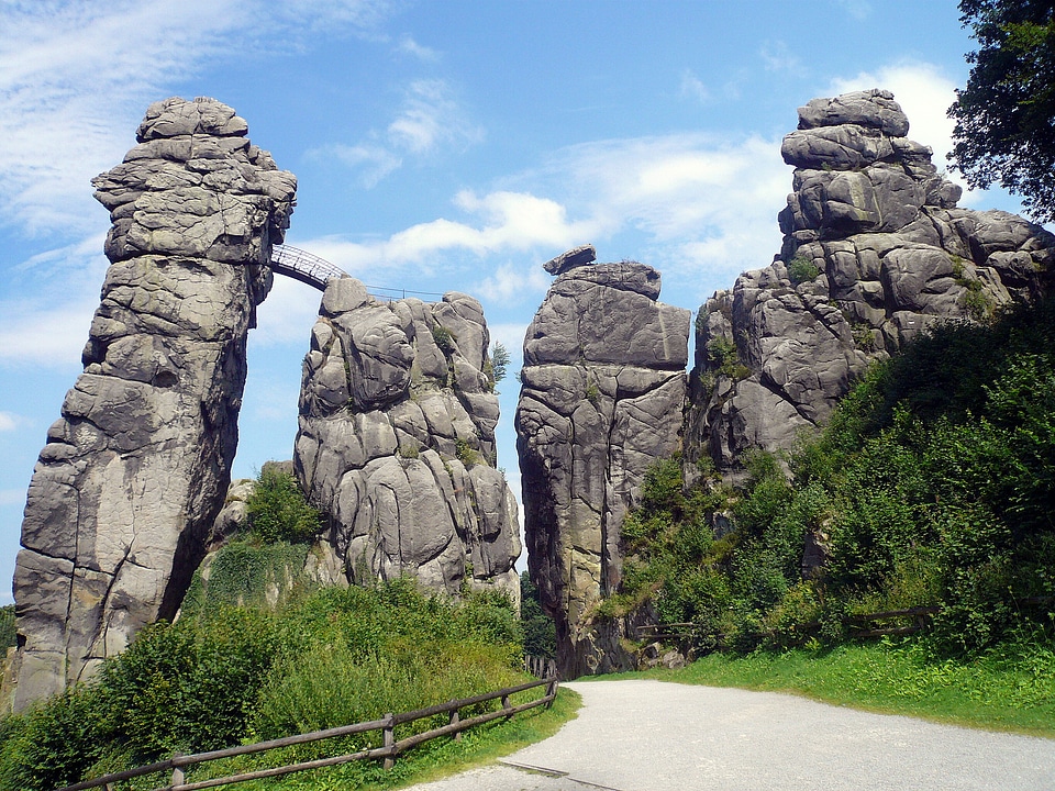 The Externsteine, a mystical nature-memorial