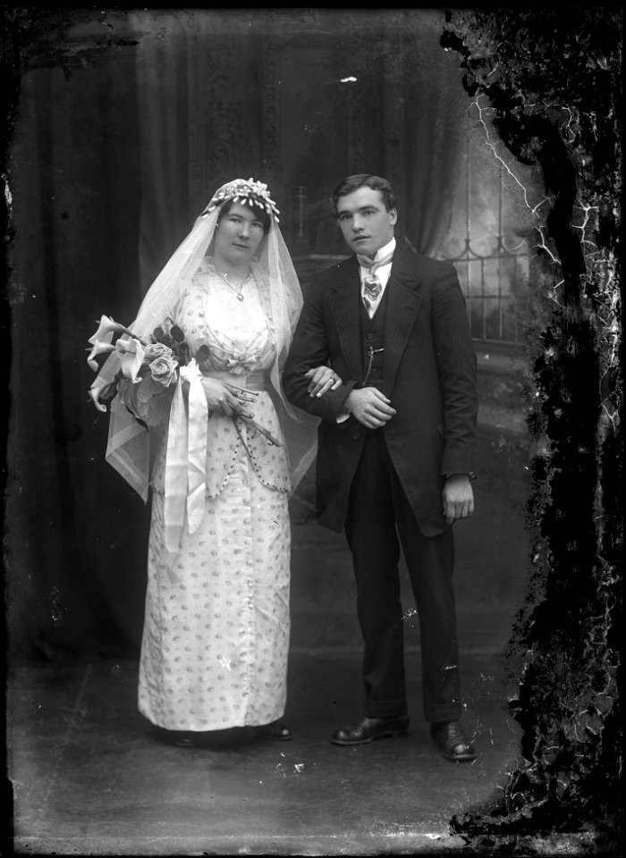 [Mr and Mrs Frame], wedding, [n.d.]