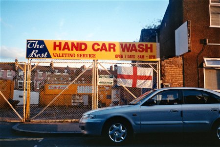 Camberwell - England Flag - Hand Car Wash