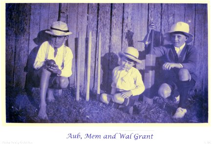 Aubrey Foster, Mem Foster and Wal Grant, [n.d.] photo